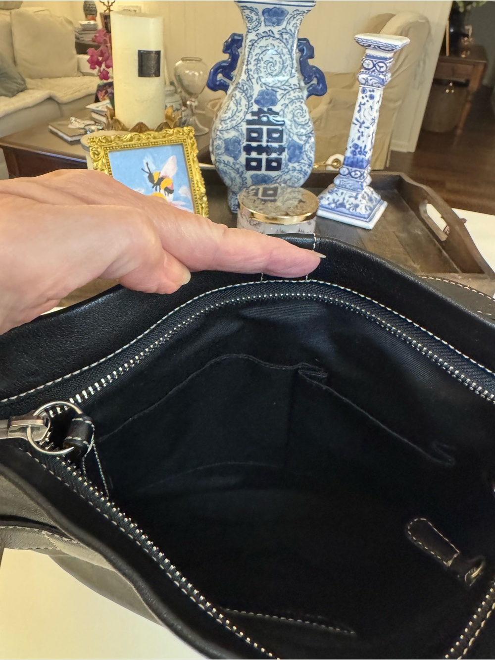 🖤 COACH Y2K VINTAGE SOHO BLACK LEATHER BUCKLE BAG. - Picture 11 of 14